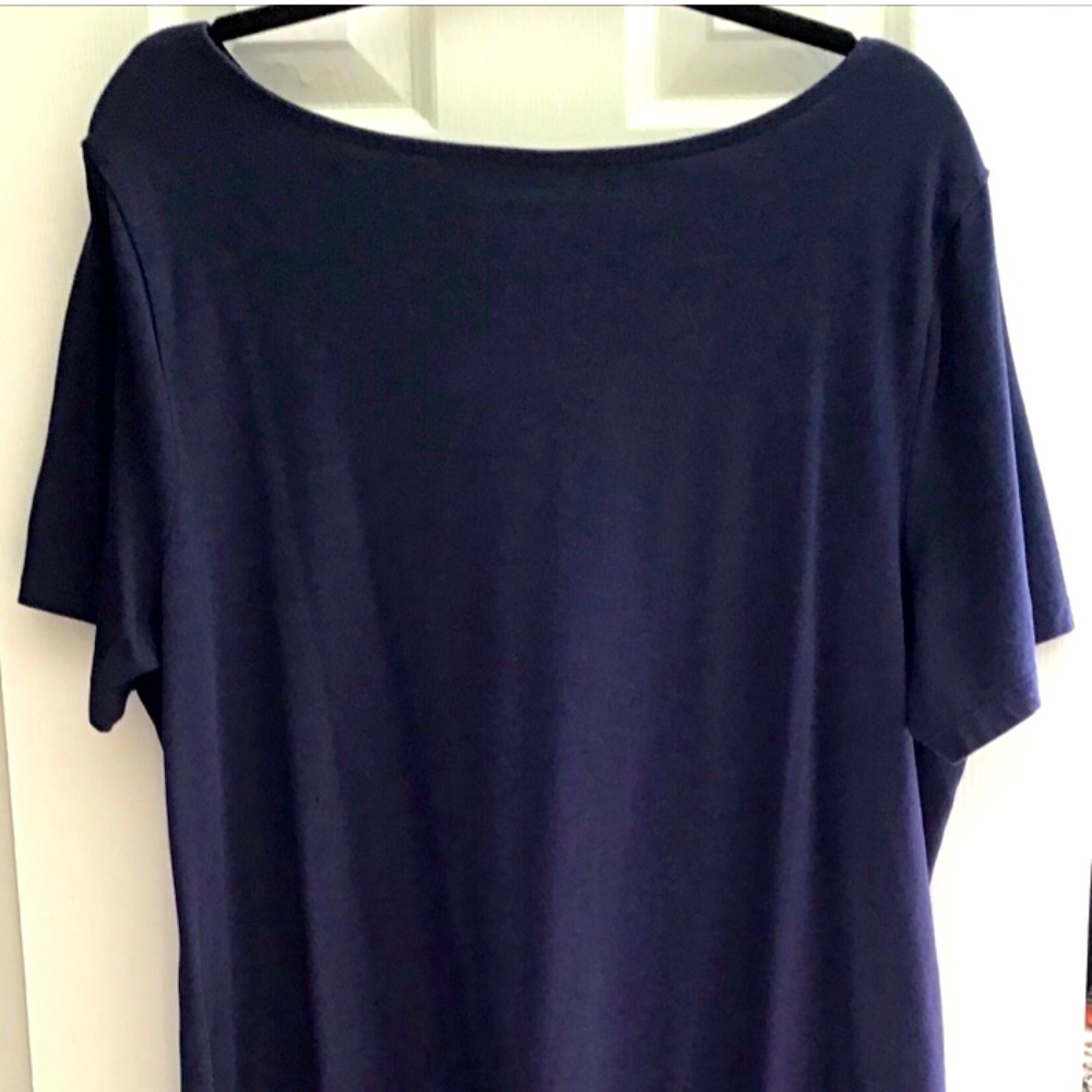 Navy blue t-shirt dress
